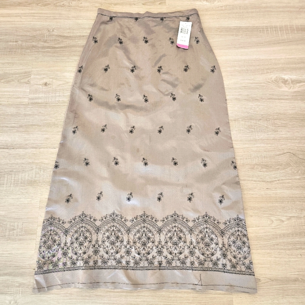 NWT Vintage Y2K Sz 16 J.R. Nites By Caliendo Iridescent Skirt Fairy Whimsigoth